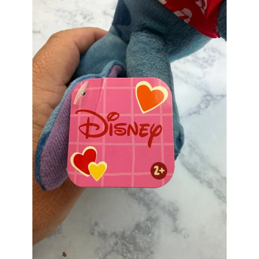 Disney Lilo and Stitch Plush Heart Swim Trunks Blue Just Play 2534KM01 7 Inch